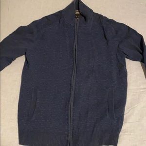 Navy Blue zipper sweater